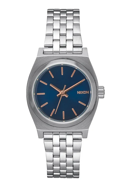 Nixon US Small Time Teller - Navy / Rose Gold A399-2195-00 kol saati