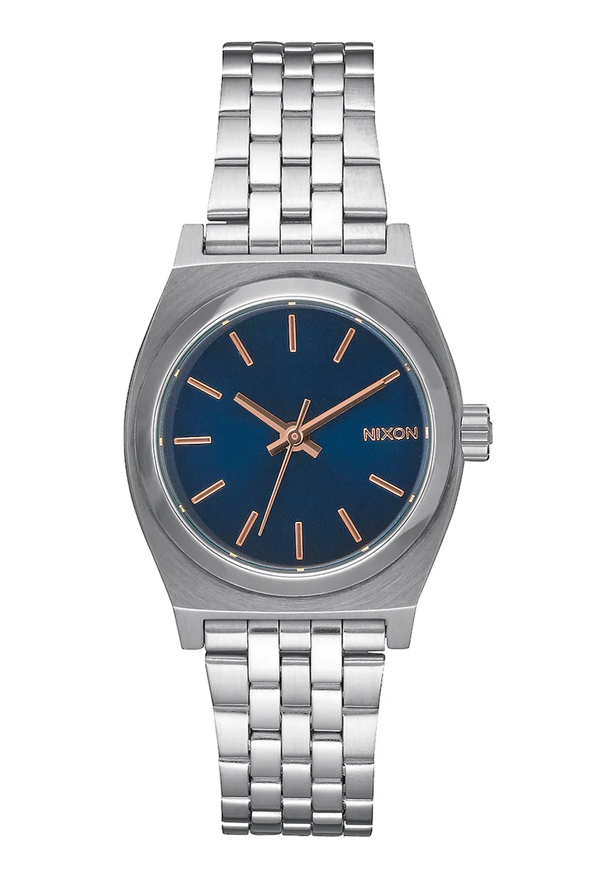 Nixon US Small Time Teller - Navy / Rose Gold A399-2195-00 26 mm kol saati