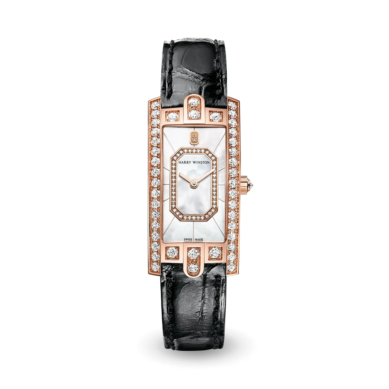Harry Winston Avenue AVCQHM19RR037 40 mm kol saati
