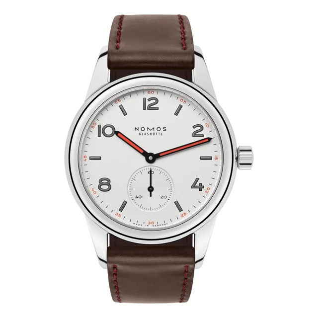 NOMOS Glashütte Club White Dial 36mm Stainless Steel Back 701.1 kol saati