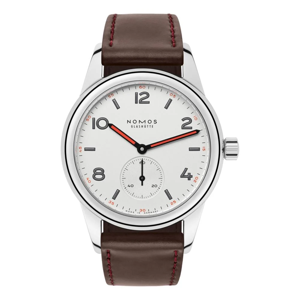 NOMOS Glashütte Club White Dial 36mm Stainless Steel Back 701.1 36 mm kol saati