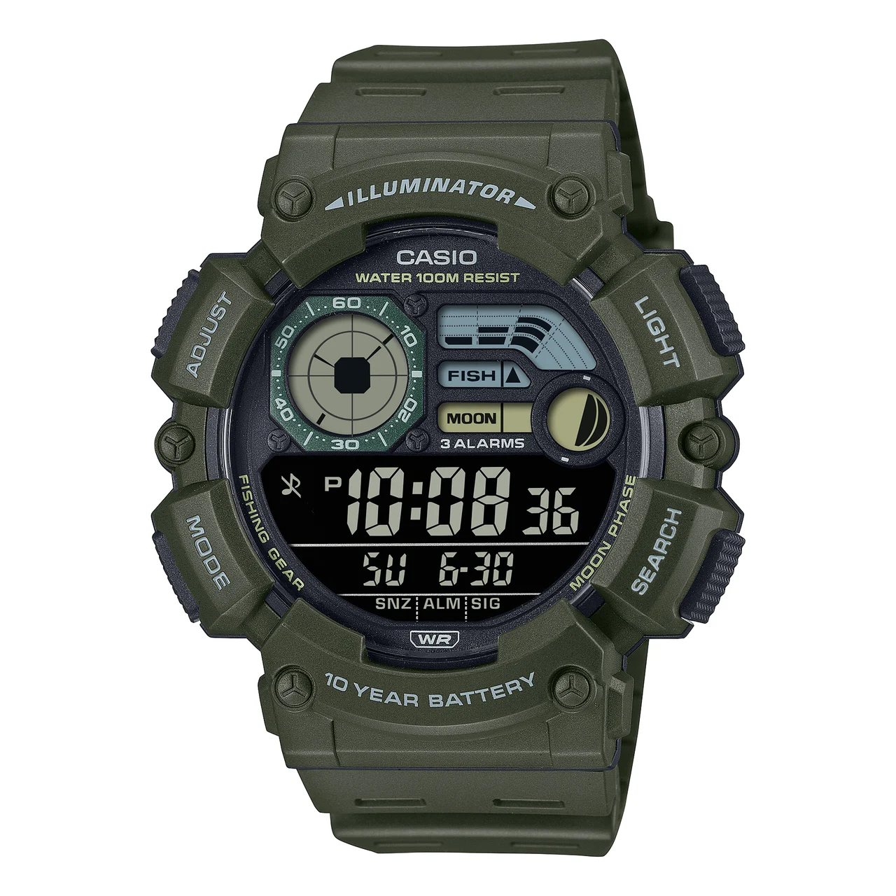 Casio Casio WS1500H-3B 55 mm kol saati