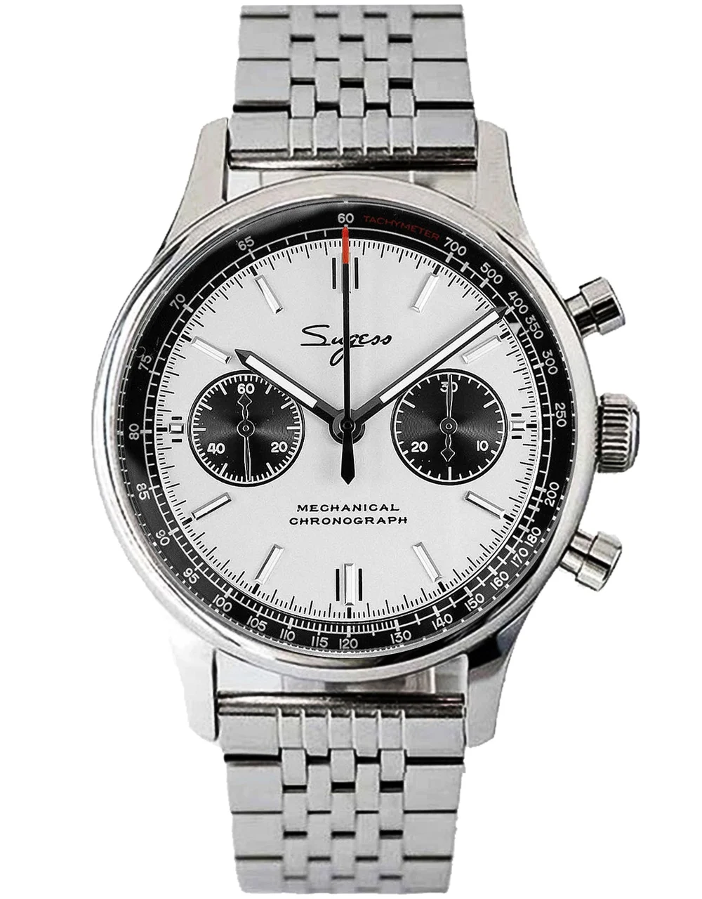 Sugess Chrono Heritage SUPANK003GN 40 mm kol saati