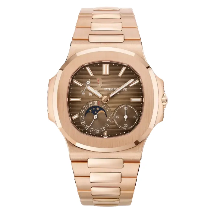 Patek Philippe Rose Gold with Brown Dial Patek Philippe 5712/1R Rose Gold with Brown Dial 40 mm kol saati