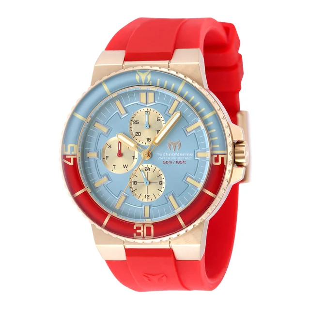 Technomarine Pelagia Watch - 43mm. Orange (TM-225097) kol saati