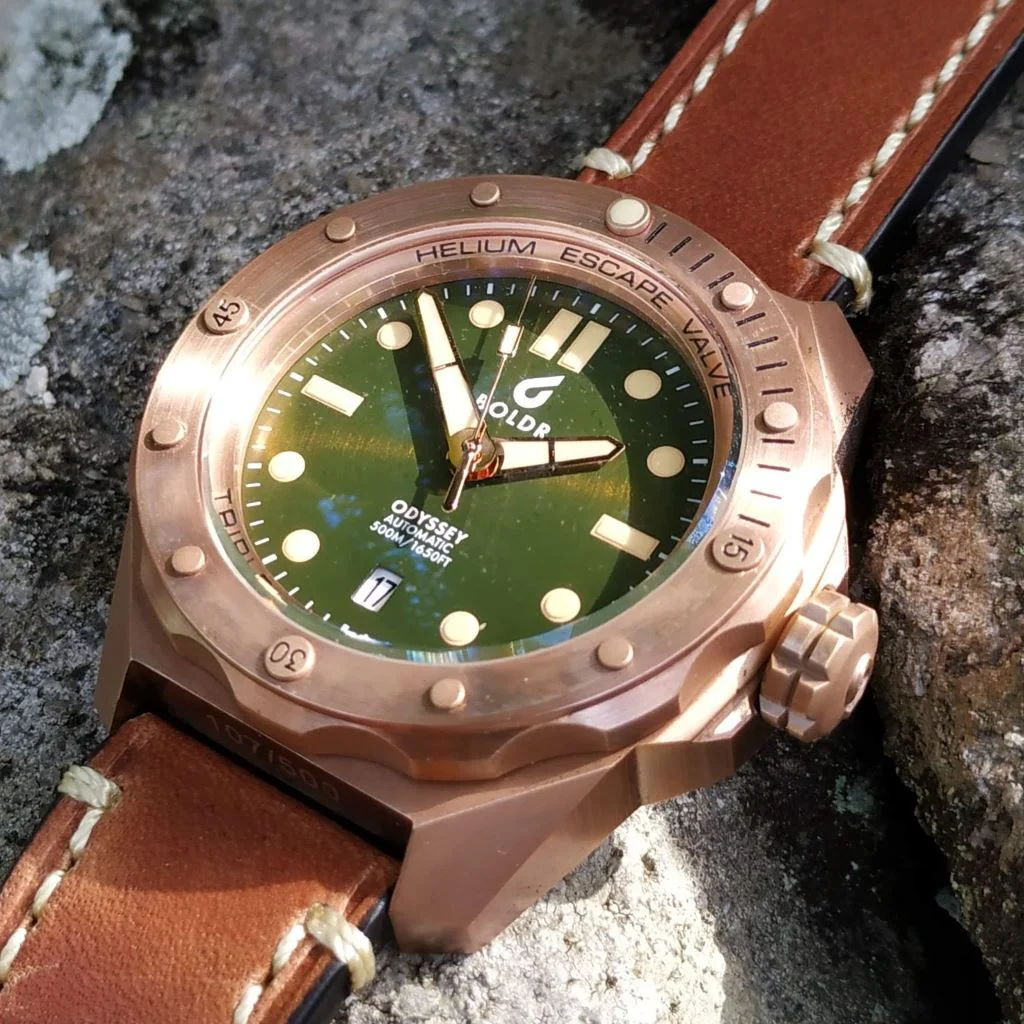 Boldr Boldr BOLDR-OD-BR-BL 46 mm kol saati