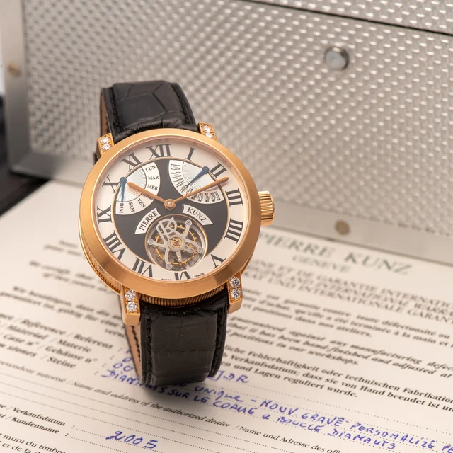 Pierre Kunz PIERRE KUNZ, REF. PKA 701 T JDR, No. 00, PIECE UNIQUE, PERSONALISED MOVEMENT W