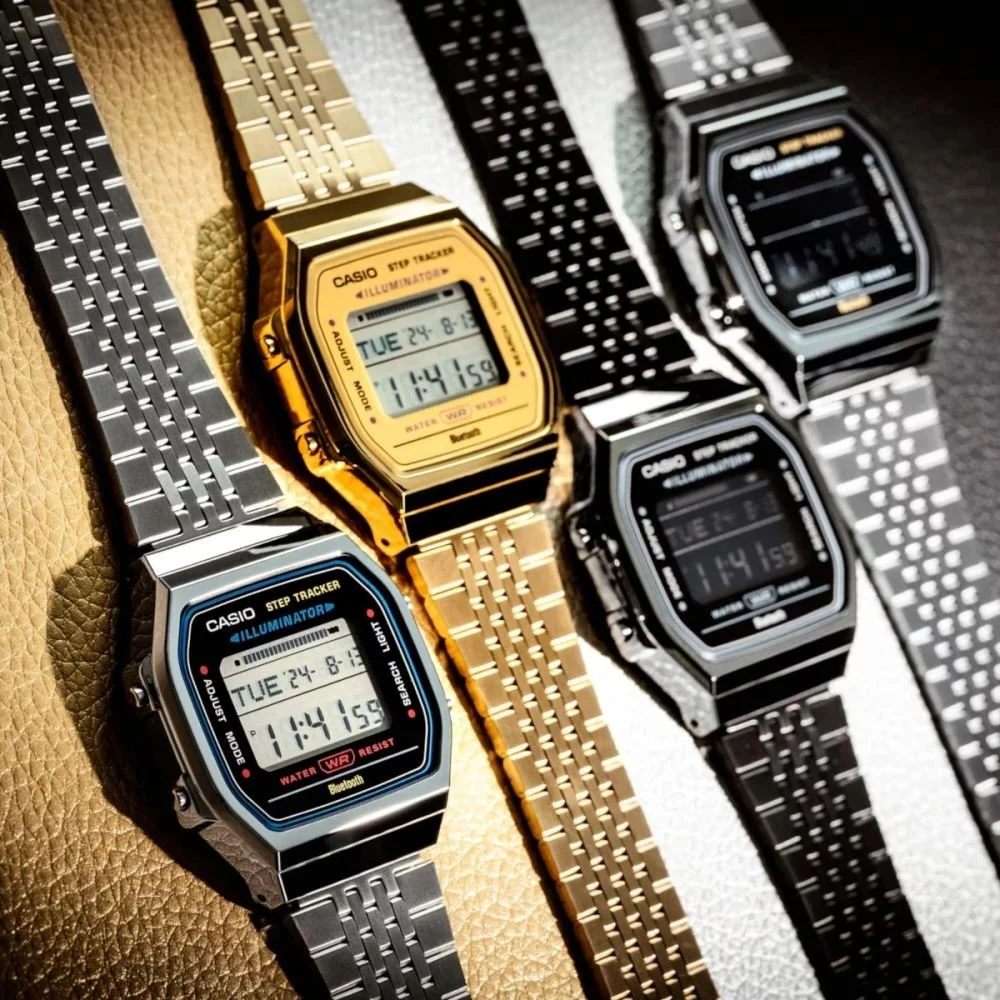 Casio Retro ABL-100WE-1BDF 37.9 mm kol saati