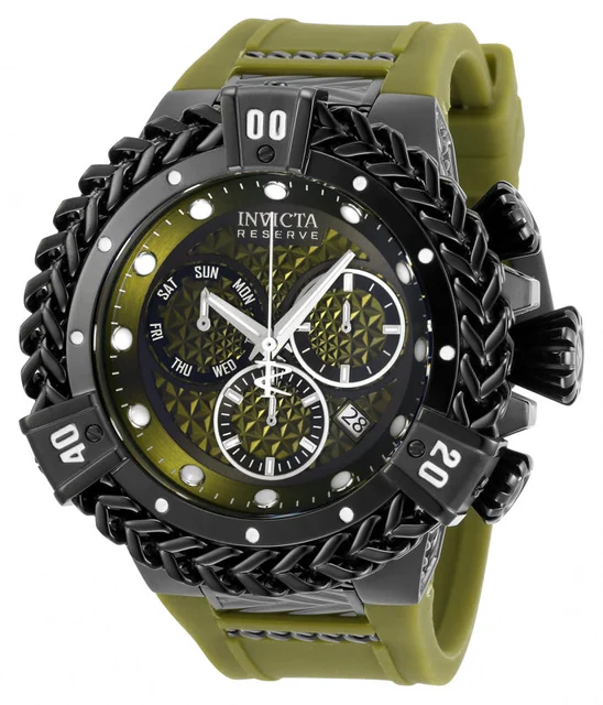 Invicta Reserve Men 53mm Stainless Steel Black Gre 33157S kol saati