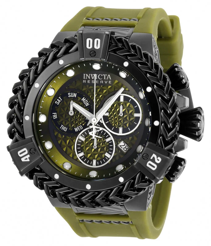 Invicta Reserve Men 53mm Stainless Steel Black Gre 33157S kol saati