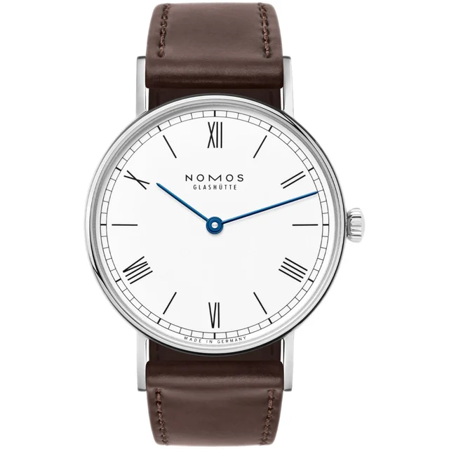 NOMOS Glashütte Ludwig 33 Duo Enamel White Dial 242 kol saati
