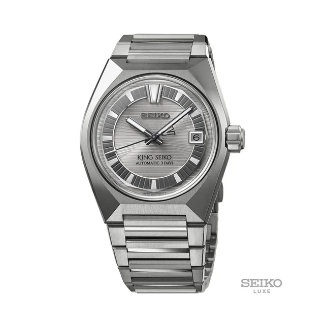 Seiko King VANAC 41mm - Silver on Bracelet HKF002 kol saati