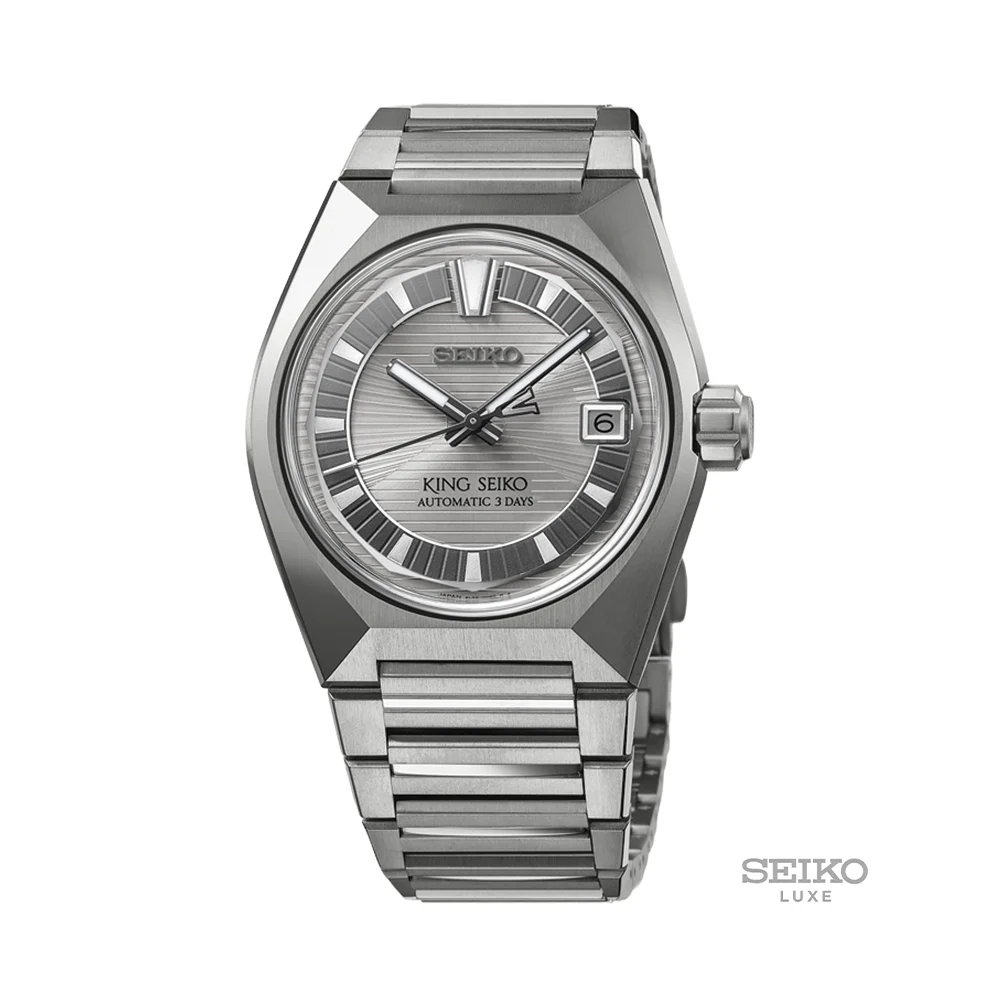 Seiko King VANAC 41mm - Silver on Bracelet HKF002 41 mm kol saati