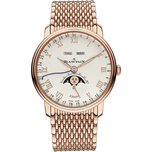 Blancpain Villeret Quantième Complet 8 Jours 6639 3642 MMB kol saati