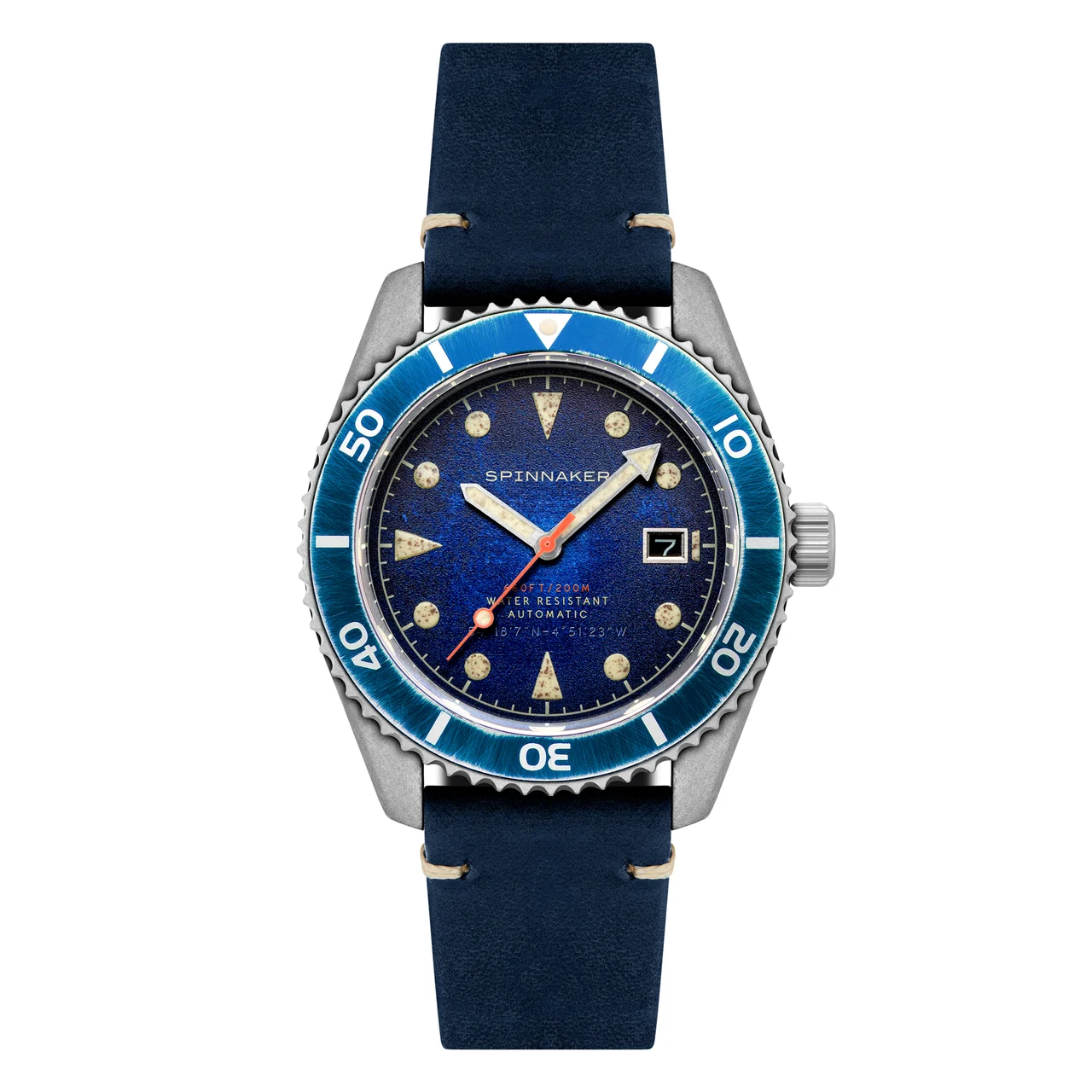 Wreck Automatic Oxidized Blue SP-5089-02 kol saati