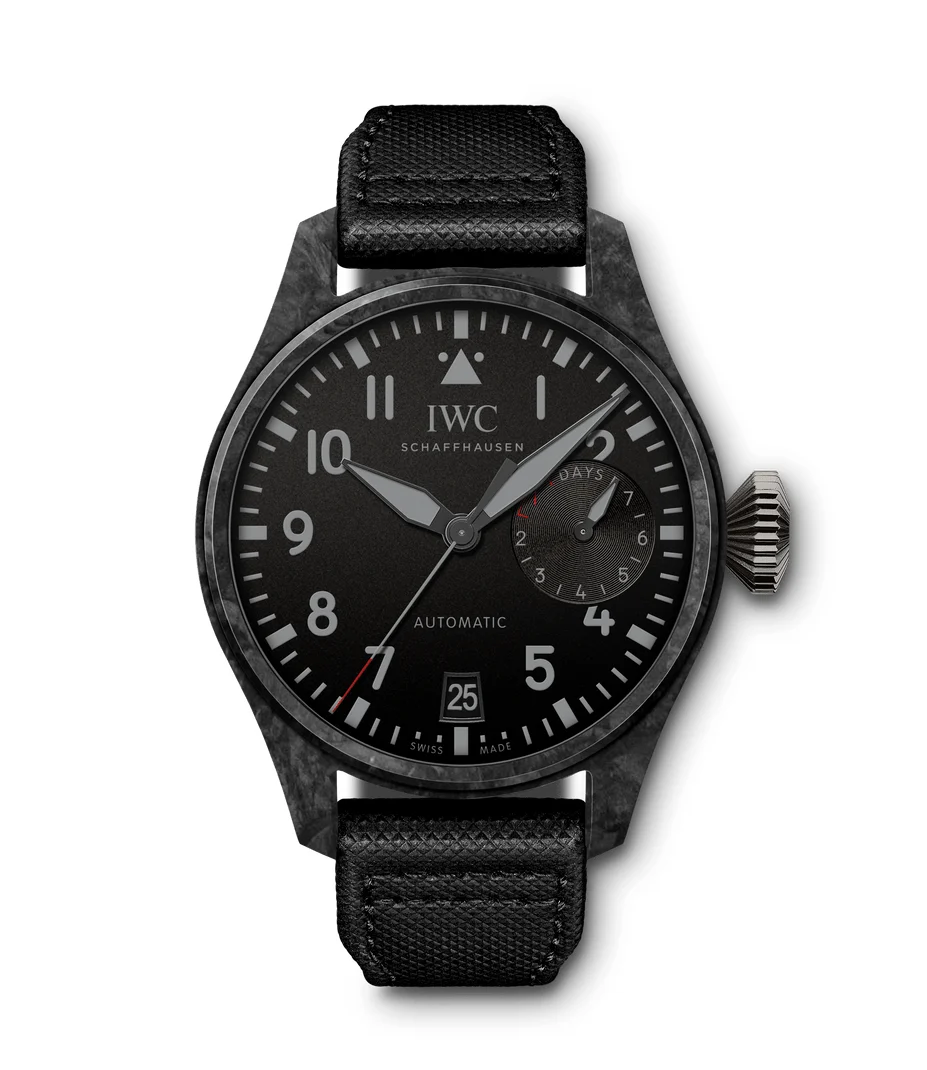 IWC Big Pilots Watch Edition Black Carbon IW506101 46.5 mm kol saati