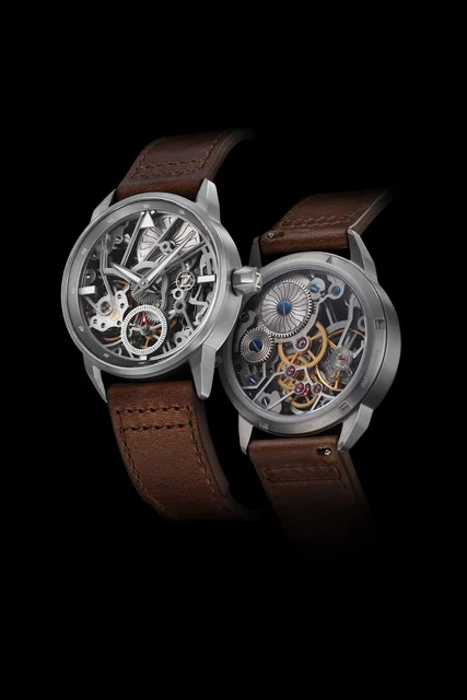 Zelos Skyraider Titanium Skeleton kol saati