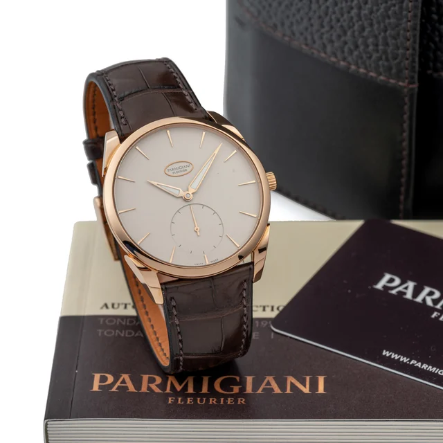 Parmigiani Fleurier PARMIGIANI FLEURIER, REF. PFC 207, TONDA 39, PINK GOLD kol saati