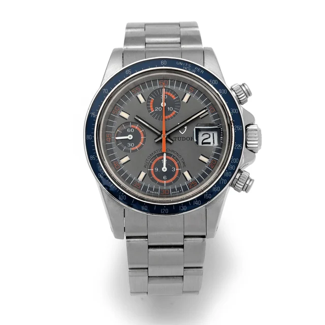 Tudor TUDOR, REF. 94200, OYSTER DATE "BIG BLOCK", EXOTIC DIAL, STEEL kol saati
