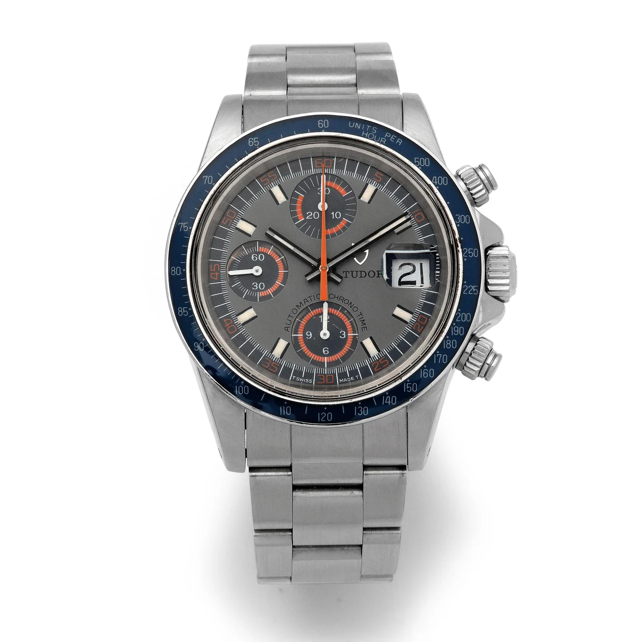 Tudor TUDOR, REF. 94200, OYSTER DATE "BIG BLOCK", EXOTIC DIAL, STEEL 40 mm kol saati