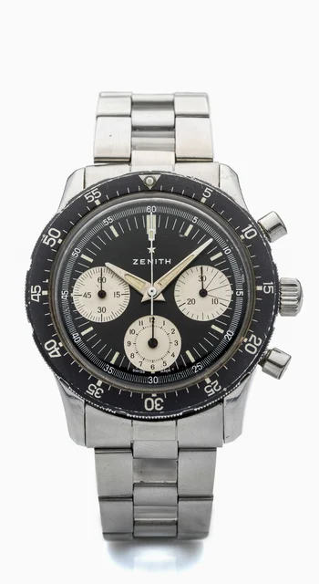 Zenith ZENITH, REF. A277 CHRONOGRAPH A fine, large, manual wind, stainless steel chronogra