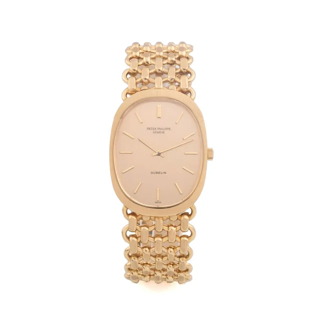 Patek Philippe Ellipse, Retailed By Gubelin, 18KT Yellow Gold 3577/1 kol saati