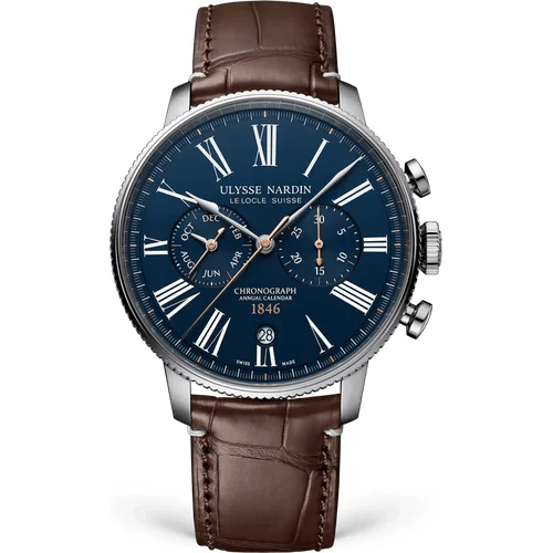 Ulysse Nardin Marine Torpilleur Annual Chronograph 1533-320LE-3A-175/1A 44 mm kol saati