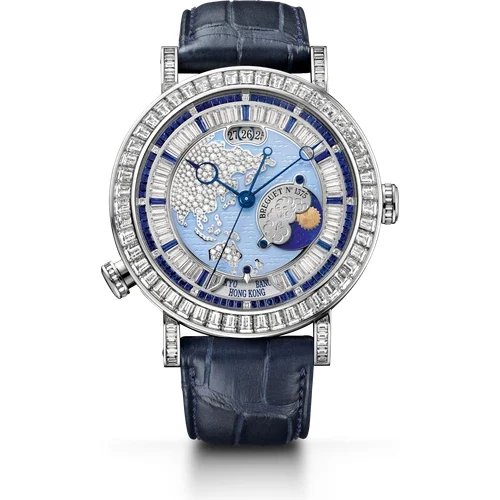 Breguet Classique Hora Mundi 5719 5719PT/AS/9ZV 46 mm kol saati