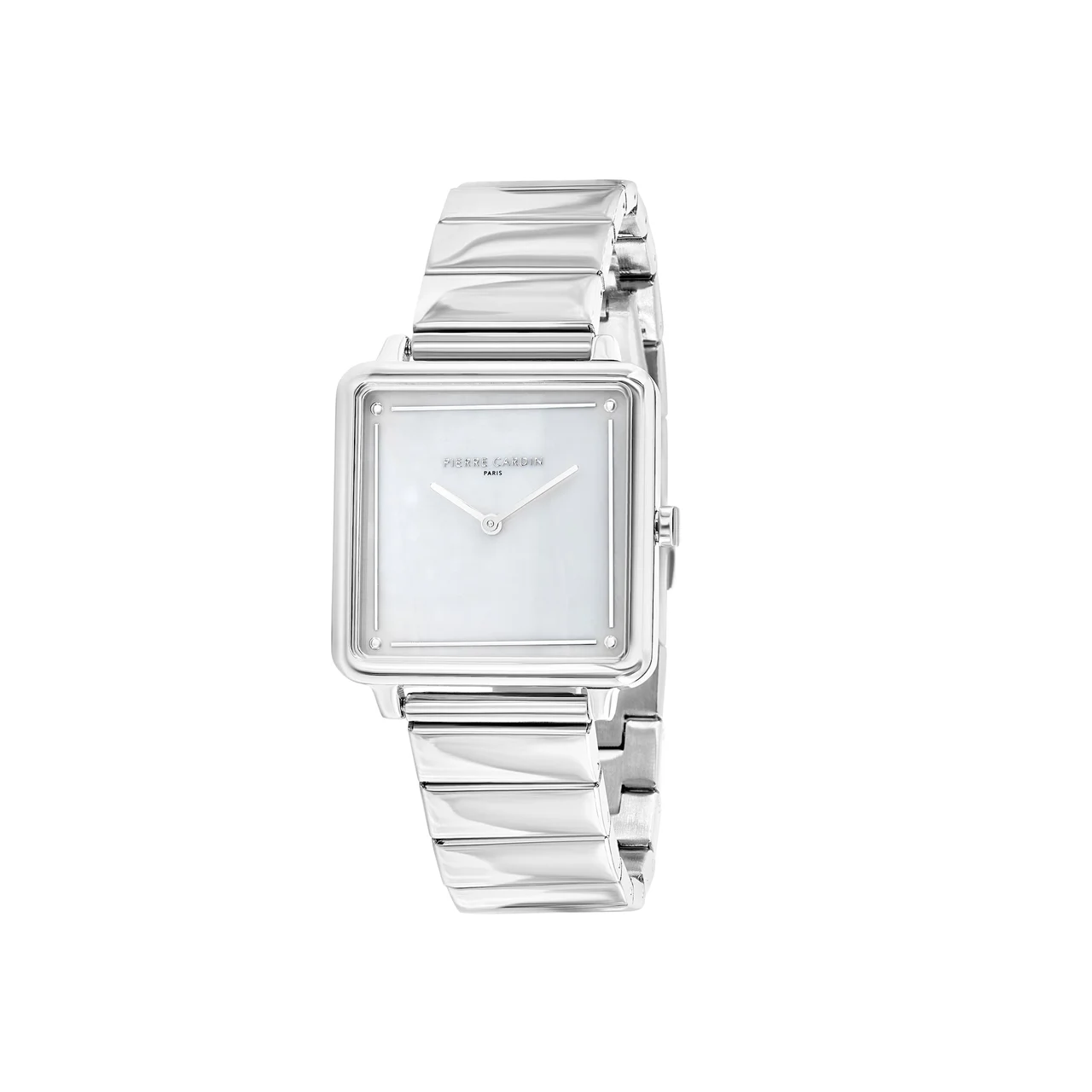 VENDÔME Mother of Pearl Look Silver Watch with Link Metal Strap CSQ.7002 31 mm kol saati