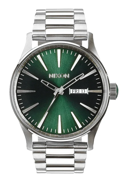 Nixon US Sentry Stainless Steel - Green Sunray A356-1696-00 kol saati