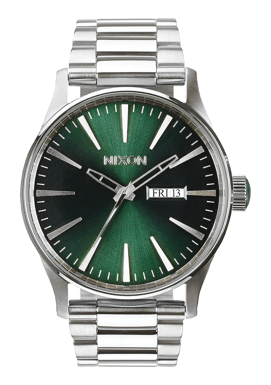 Nixon US Sentry Stainless Steel - Green Sunray A356-1696-00 42 mm kol saati