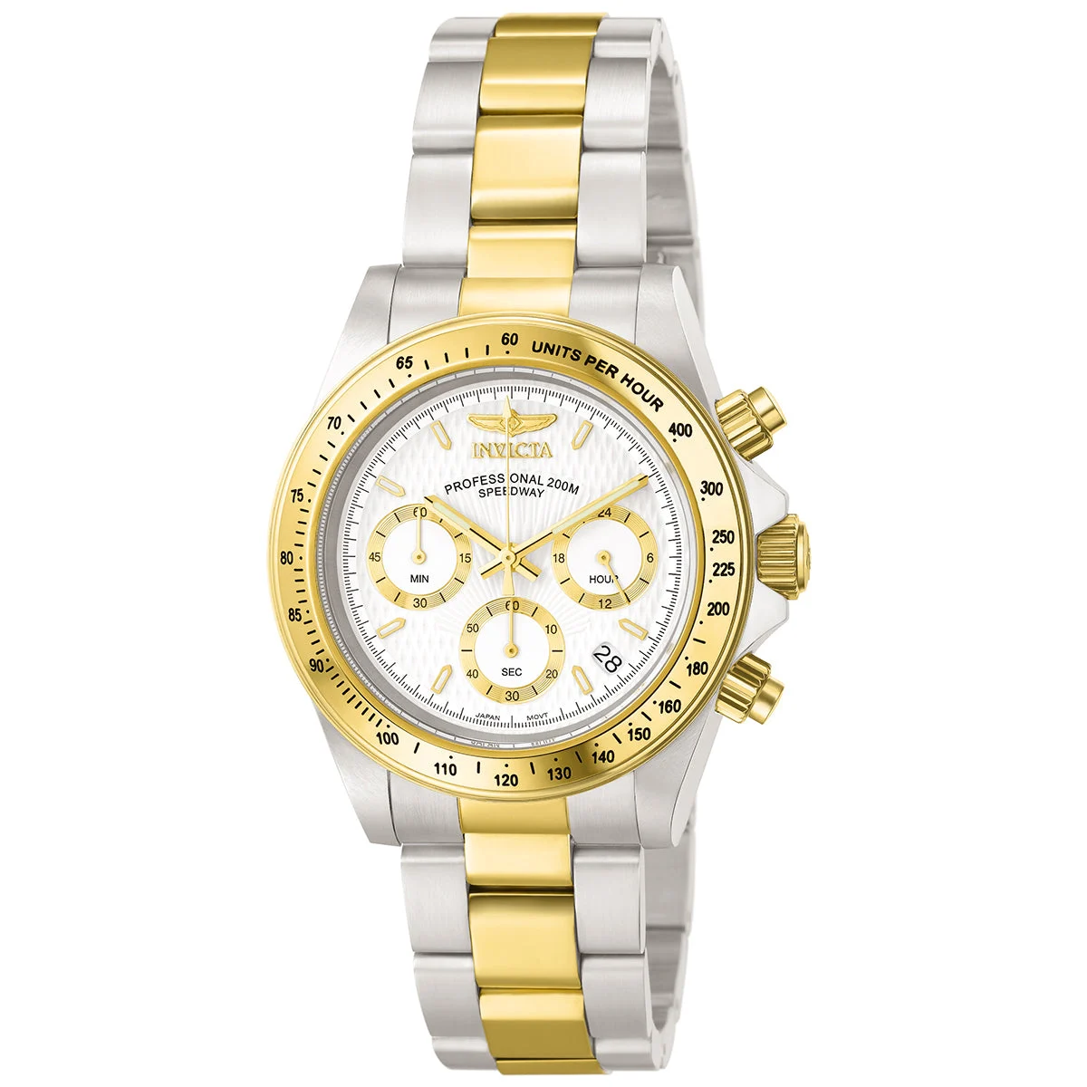 Invicta Speedway Torvane Watch - 39.5mm, Steel, Gold (9212) 39.5 mm kol saati
