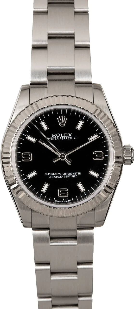 Rolex Oyster Perpetual 177234BKSAO Midsize Watch kol saati