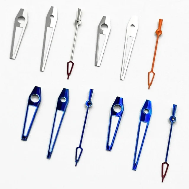 Tandorio ETA Hands Silver/Blue Watch Hands Fit NH35 NH36 PT5000 ETA2836 2824 DG2813 3804 M