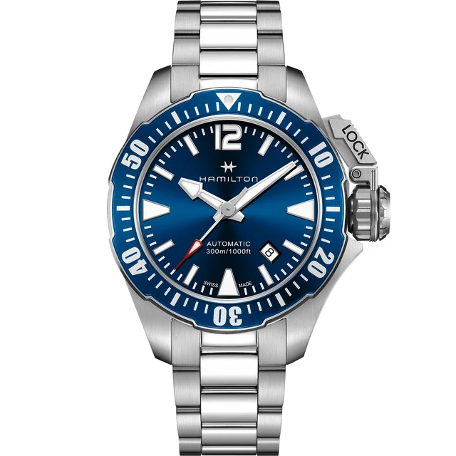 Hamilton Khaki Navy Frogman Auto H77705145 kol saati