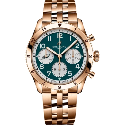 Breitling Classic AVI Chronograph 42 Super Bowl LIX Philadelphia Eagles Limited Edition R2