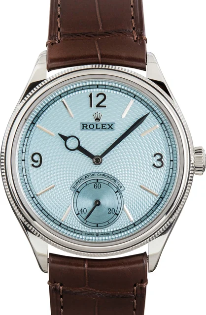 Rolex Ref 52506 Ice Blue Dial kol saati