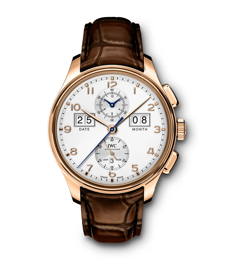 IWC Portugieser Perpetual Calendar Digital Date Month Editi IW397203 45 mm kol saati