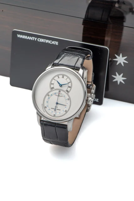 Jaquet Droz JAQUET DROZ, REF. J007030, GRANDE SECONDE QUANTIEME, STEEL kol saati
