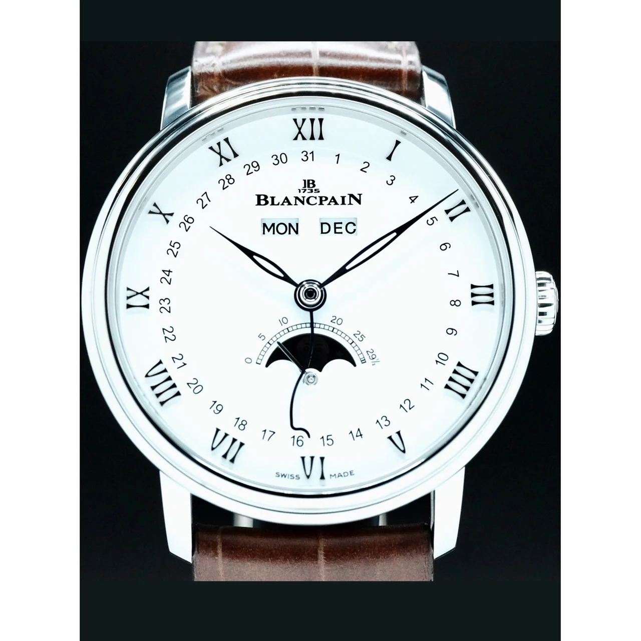 Blancpain Villeret Quantieme Complete Calendar 210000082113 38 mm kol saati