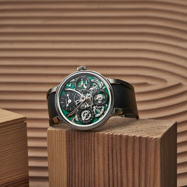 Mb&f Legacy Machine: Perpetual Evo Titanium kol saati