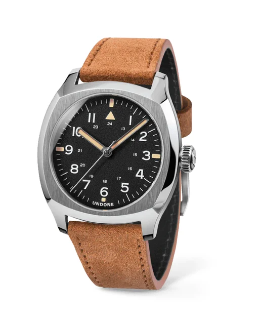 UNDONE Watches Terra Daybreak Suede Automatic TRA-DBK-SUD kol saati
