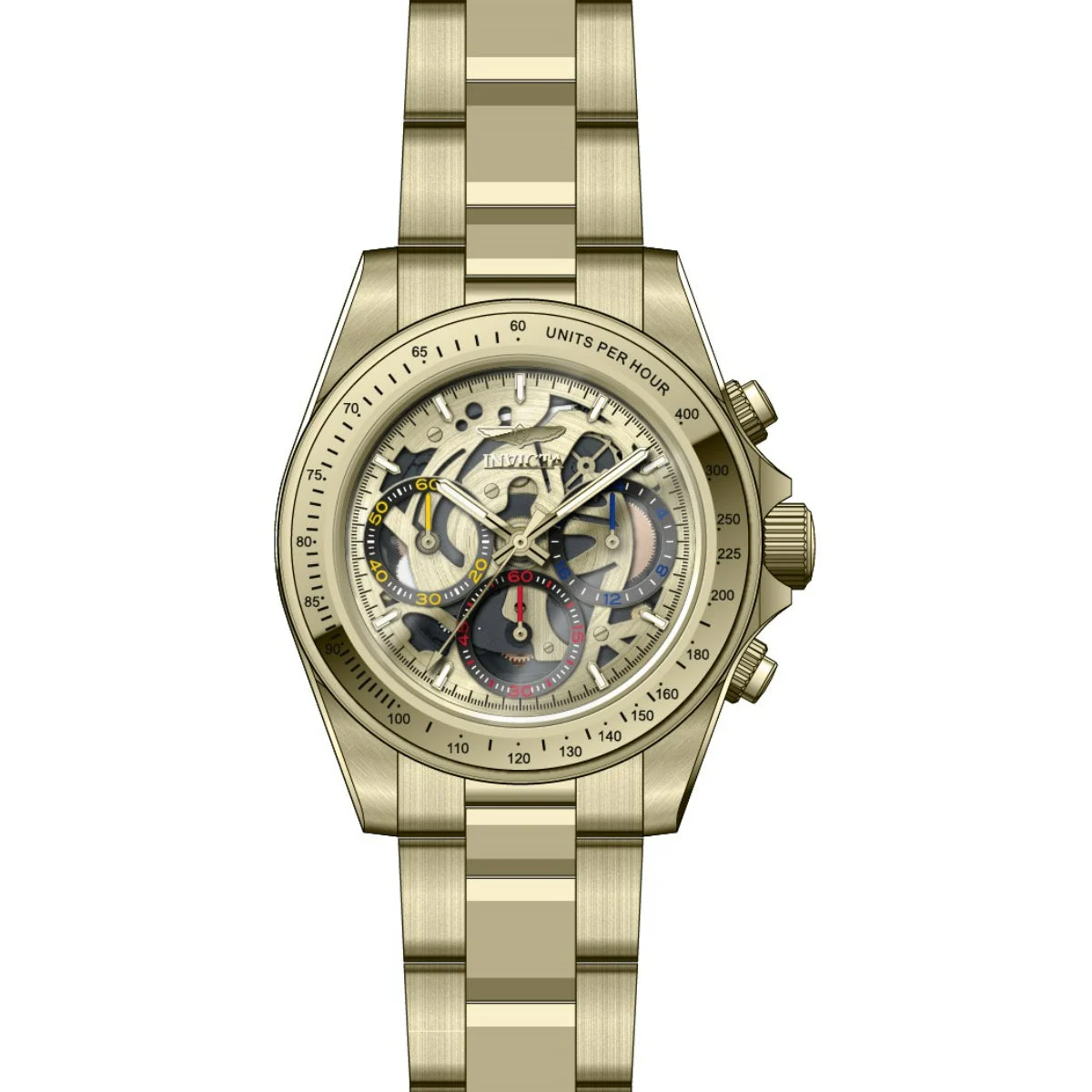 Invicta Speedway Watch - 39mm. Gold (50271) 39 mm kol saati