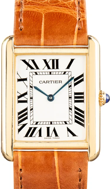 Cartier Tank Solo W1018855 Yellow Gold Large Model kol saati
