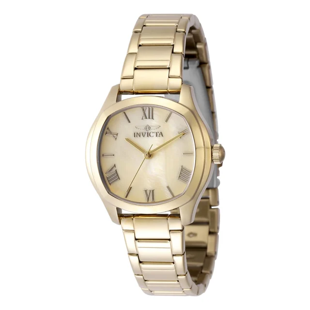 Invicta Open Box Wildflower Watch w/ Mother of Pearl Dial - 32.5mm, Gold (AIC-48235) kol s