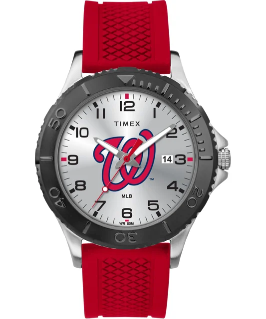 Timex Gamer Red Washington Nationals TWZBNATMF kol saati