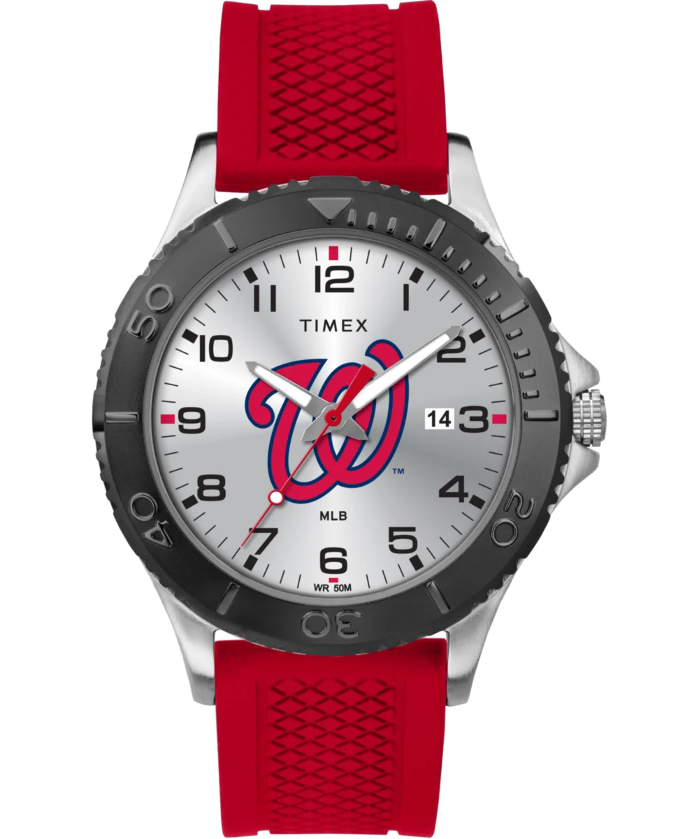 Timex Gamer Red Washington Nationals TWZBNATMF 42 mm kol saati
