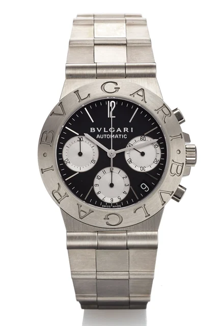Bulgari BULGARI REF. CH 35 S CHRONOGRAPH STEEL kol saati