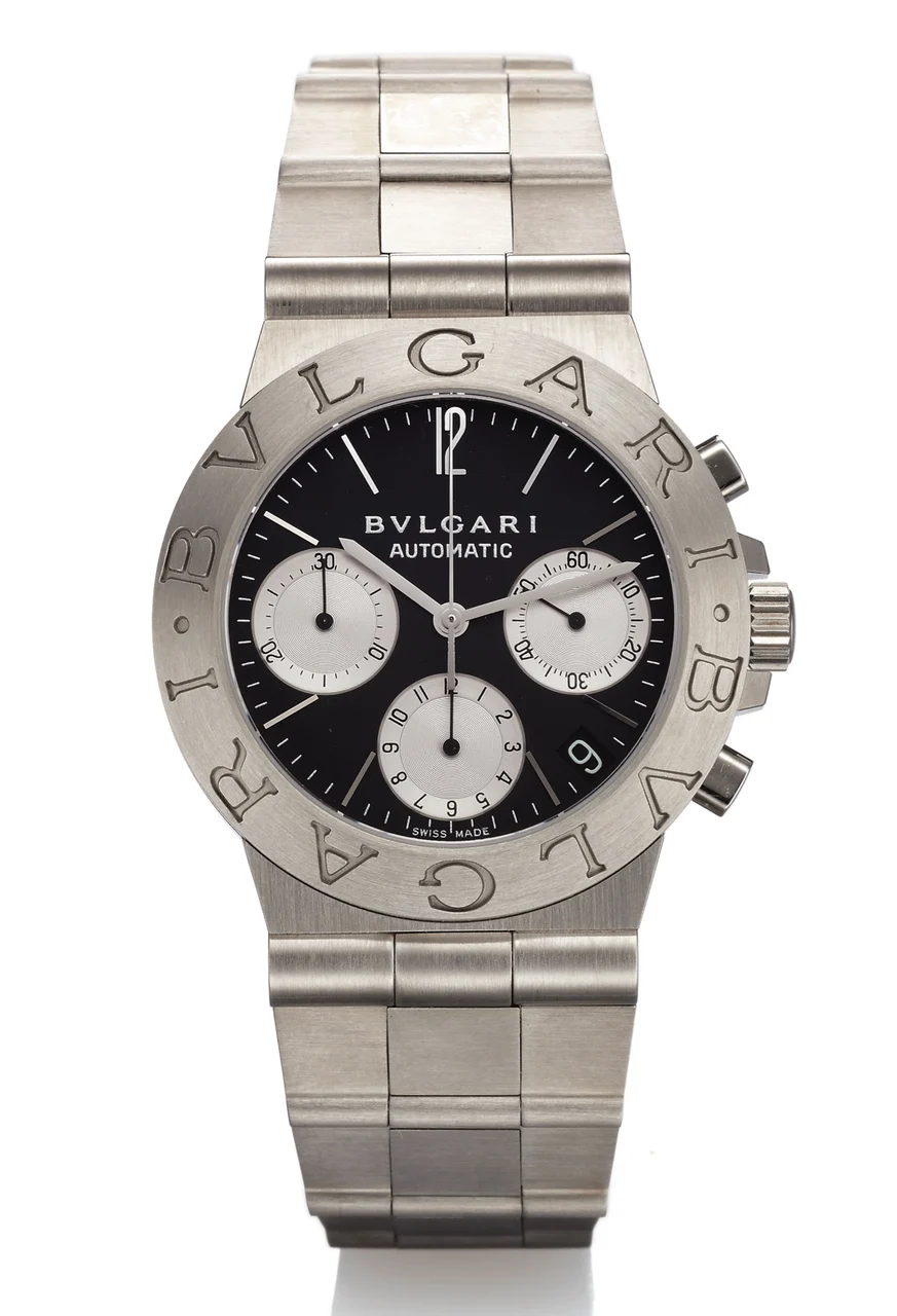 Bulgari BULGARI REF. CH 35 S CHRONOGRAPH STEEL kol saati