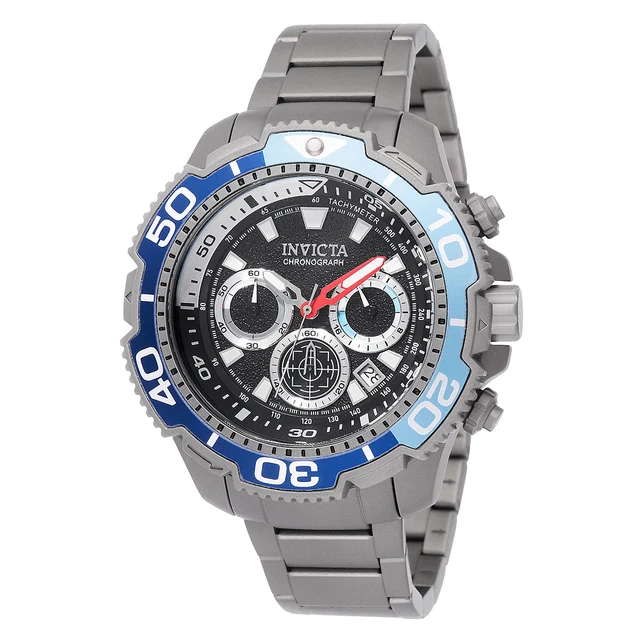Invicta Commandor Watch - 48mm. Titanium (49493) kol saati